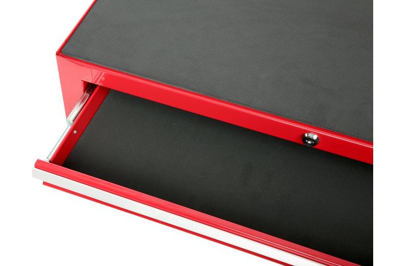 Halfords 3 Drawer Mid Chest - Red Halfords 3 Drawer Mid Chest - Red