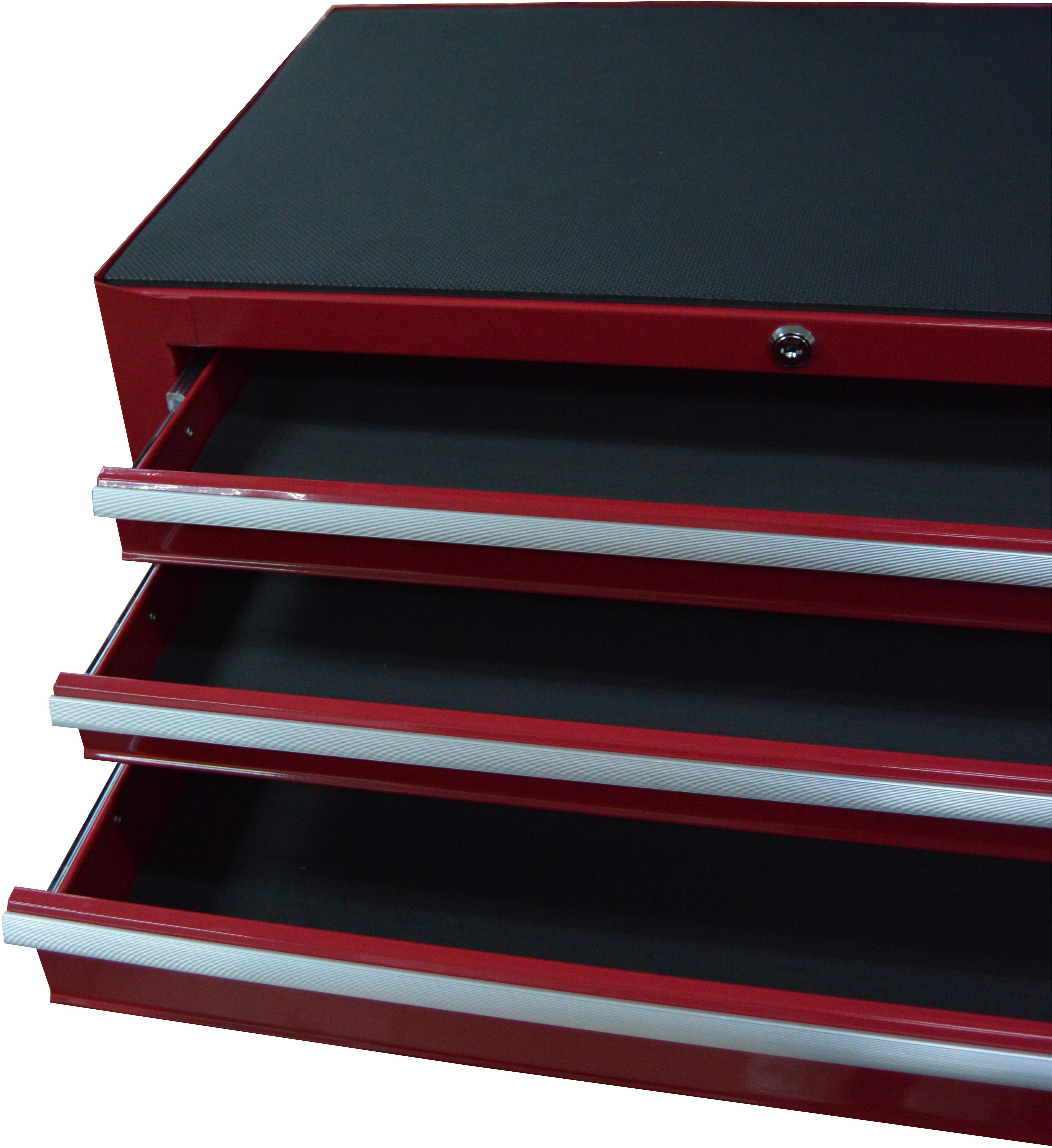 Halfords 3 Drawer Mid Chest - Red