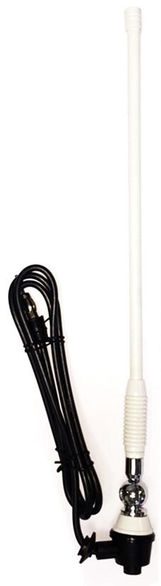 Autoleads Rubber Aerial - White