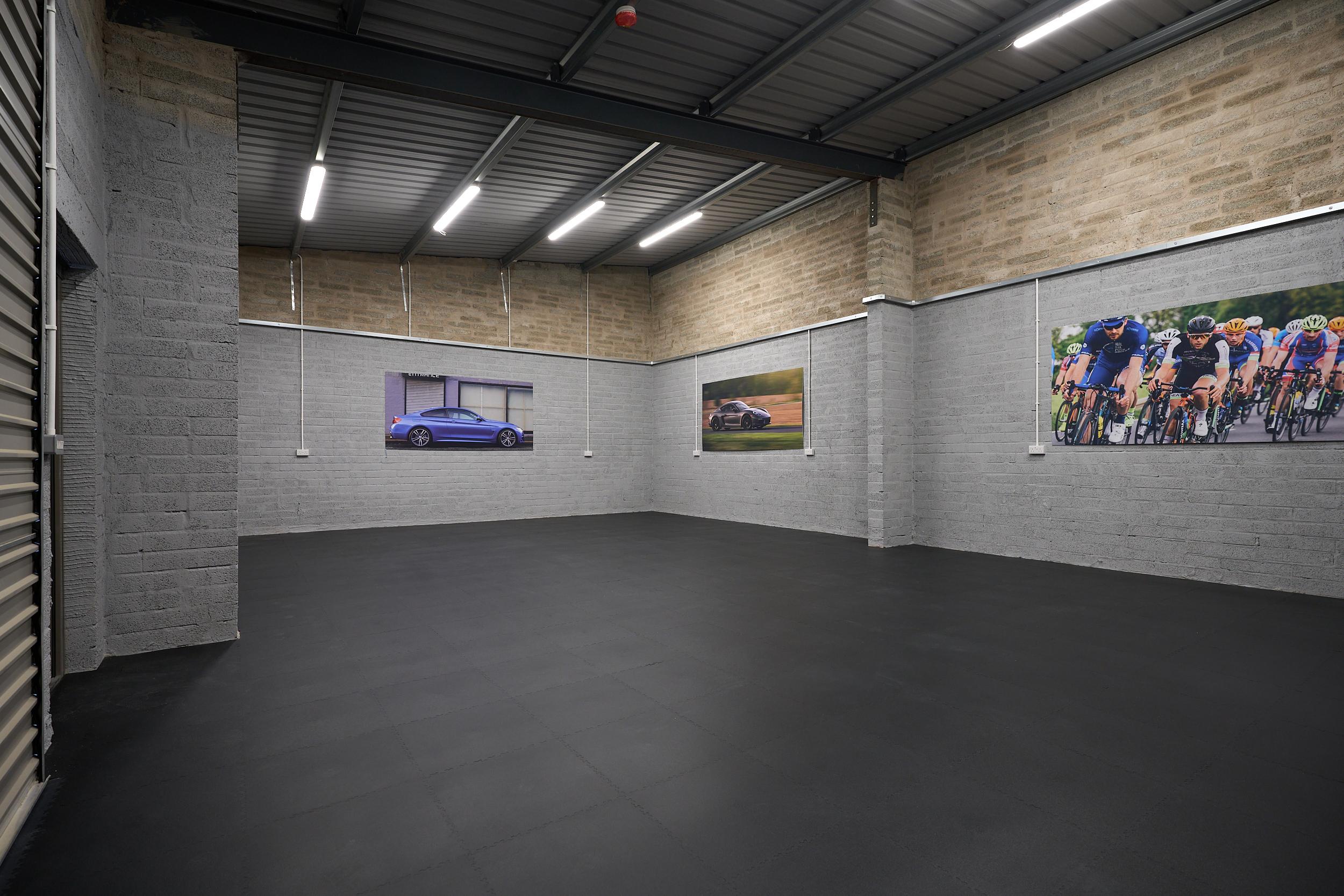 5mm Blk Textured Dovetail floortiles 8pk