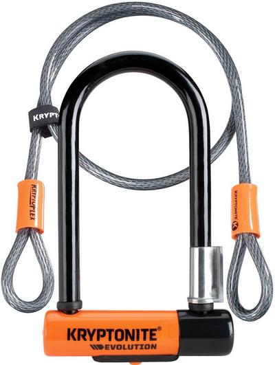 Kryptonite Evolution Mini 7 D Lock With 4 Foot Cable Kryptonite Evolution Mini 7 D Lock With 4 Foot Cable