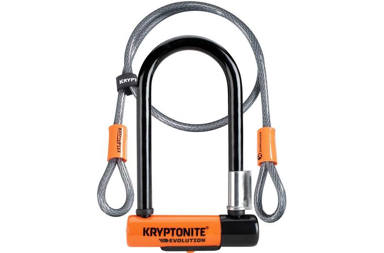 Kryptonite Evolution Mini 7 D Lock With 4 Foot Cable Kryptonite Evolution Mini 7 D Lock With 4 Foot Cable