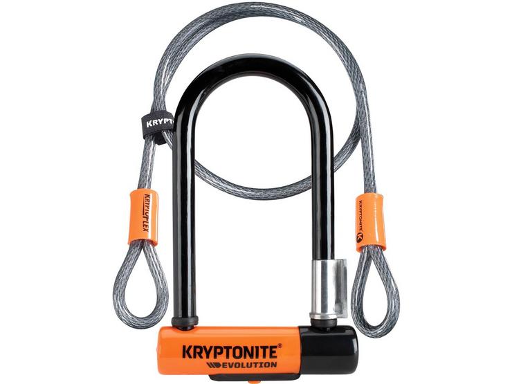 Kryptonite Evolution Mini 7 D Lock With 4 Foot Cable