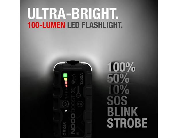 Noco Boost x GBX45 1250A 12V UltraSafe Portable Lithium Car Jump Starter