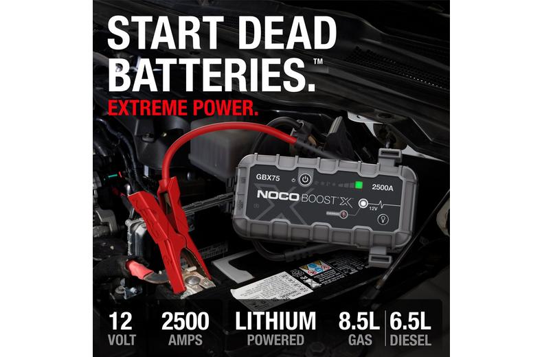 NOCO Boost X GBX75 2500A 12V UltraSafe Portable Lithium Jump Starter NOCO Boost X GBX75 2500A 12V UltraSafe Portable Lithium Jump Starter