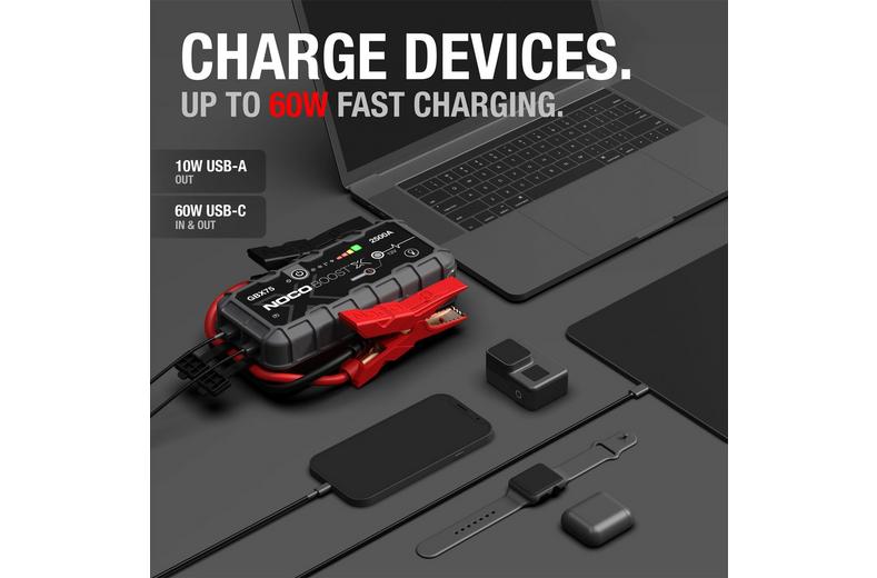 NOCO Boost X GBX75 2500A 12V UltraSafe Portable Lithium Jump Starter NOCO Boost X GBX75 2500A 12V UltraSafe Portable Lithium Jump Starter