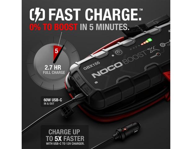 NOCO Starthilfe-Powerbank Boost X GBX155, 12V, 4250A Spitzenstrom