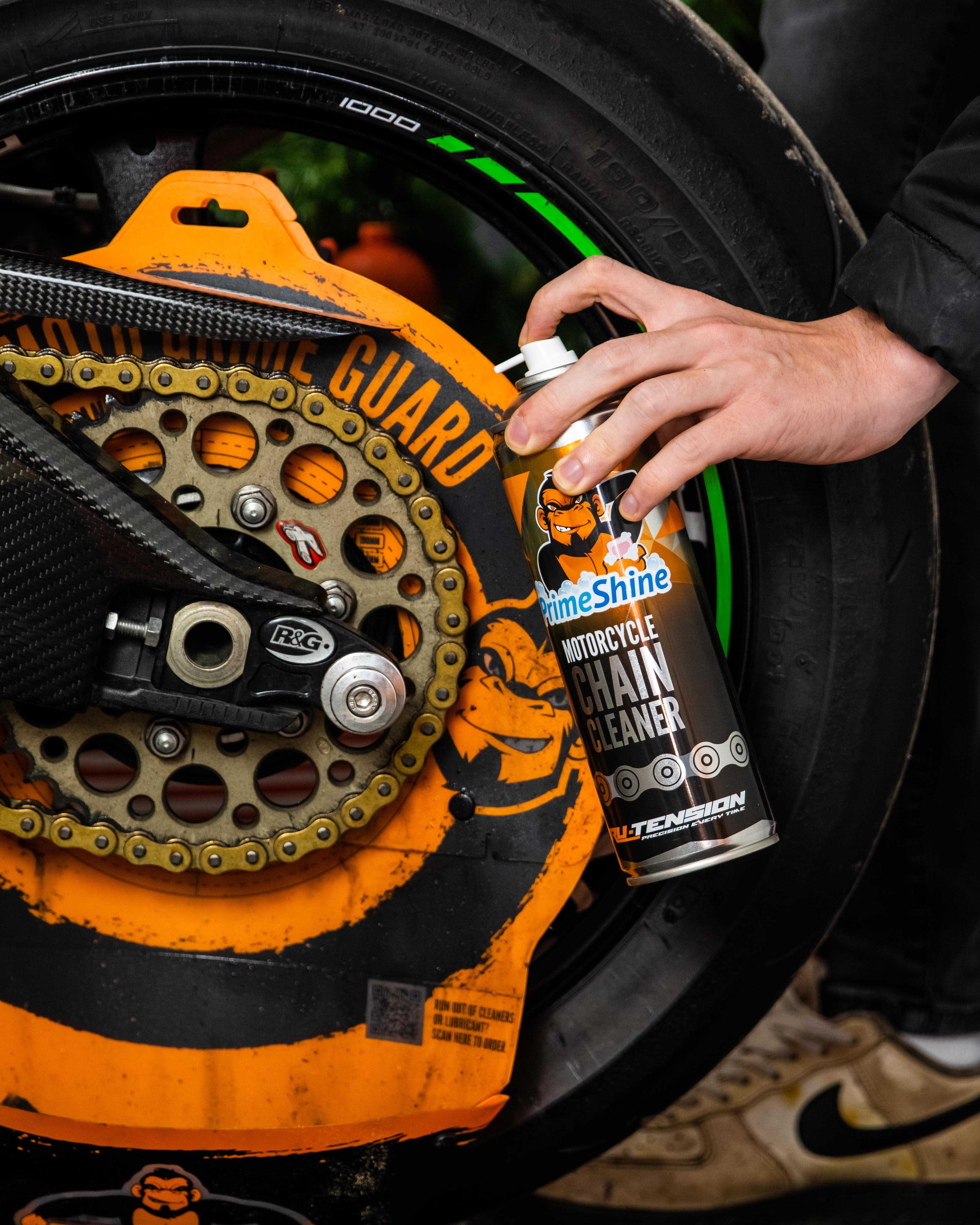 Tru-Tension PrimeShine Motorcycle Chain Cleaner
