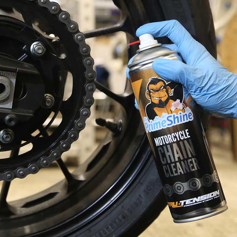 Tru-Tension PrimeShine Motorcycle Chain Cleaner