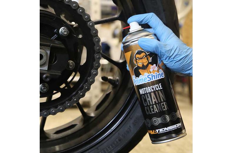 Tru-Tension PrimeShine Motorcycle Chain Cleaner Tru-Tension PrimeShine Motorcycle Chain Cleaner