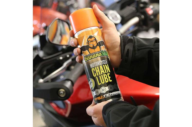 Tru-Tension BananaSlip Motorcycle Chain Lube Tru-Tension BananaSlip Motorcycle Chain Lube