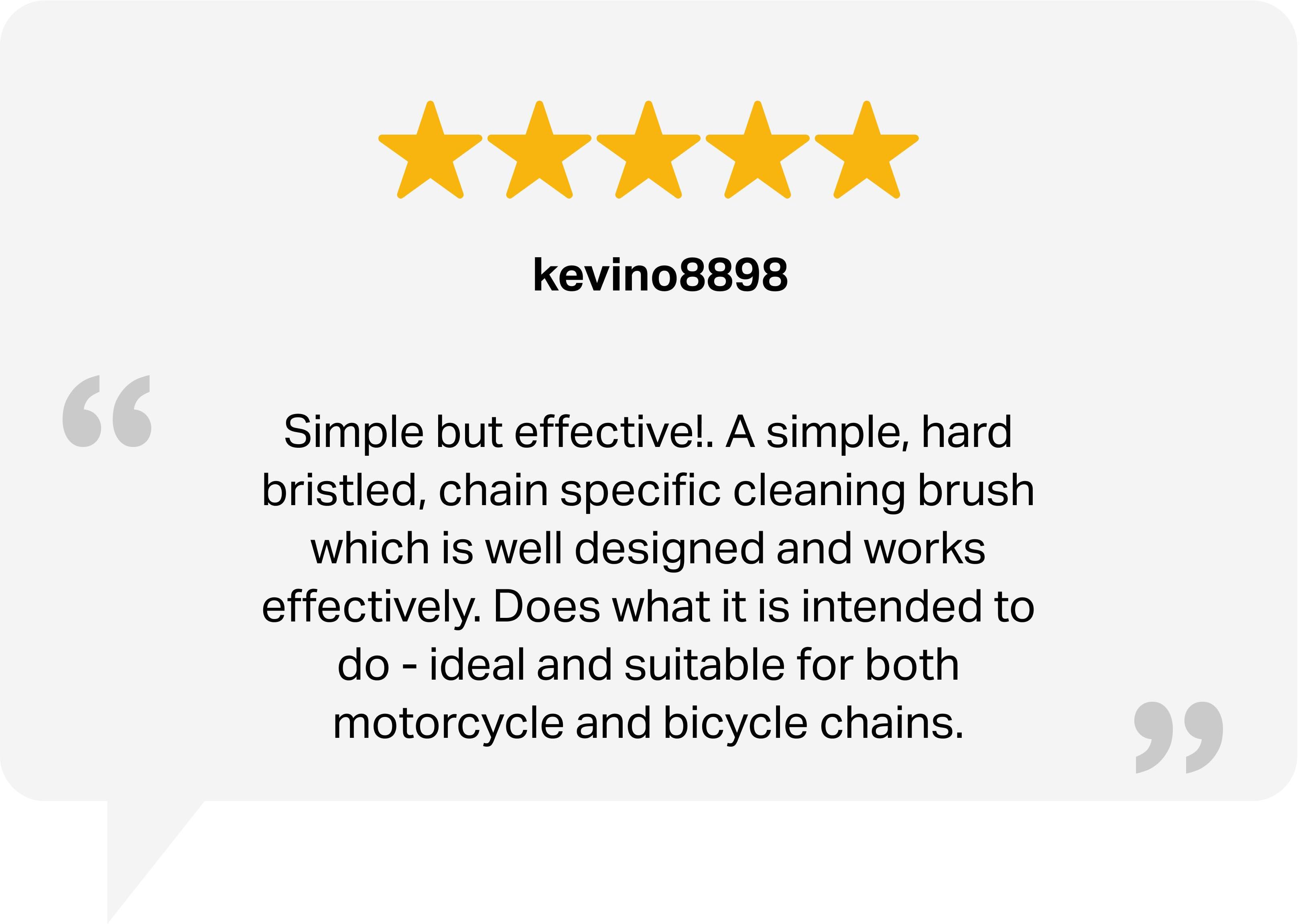 Tru-Tension Chain Cleaning Brush