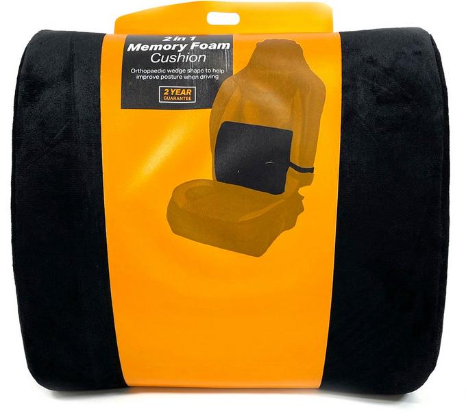 Universal Driver Memory Foam Lumbar Pillow Car Seat Booster Back