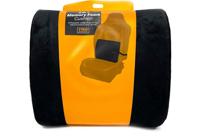 Halfords Gel and Memory Foam Lumbar Cushion Halfords Gel and Memory Foam Lumbar Cushion