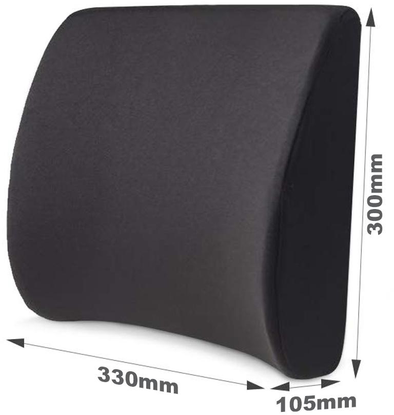 Halfords Gel and Memory Foam Lumbar Cushion