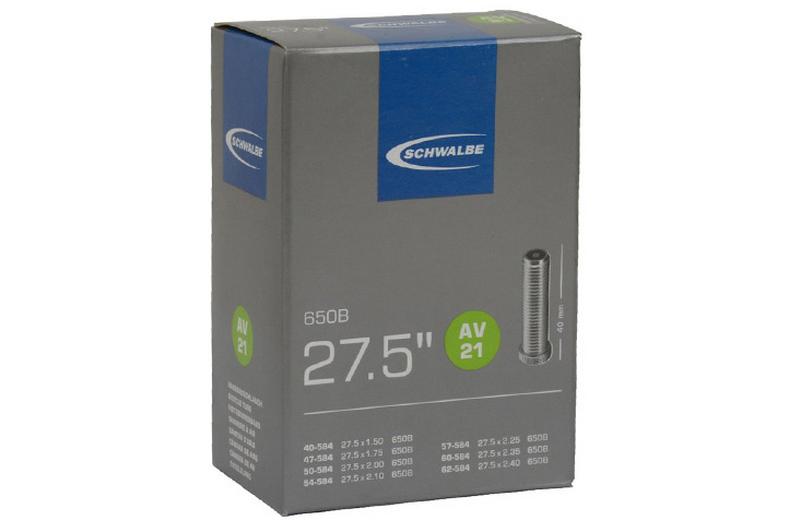 Schwalbe Bike Inner Tube, 27.5" x 1.5 - 2.4" (AV21) Schwalbe Bike Inner Tube, 27.5" x 1.5 - 2.4" (AV21)
