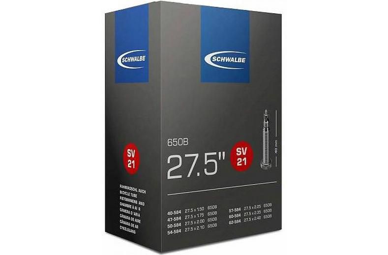 Schwalbe Bike Inner Tube, 27.5"x1.5 - 2.4" (SV21) Schwalbe Bike Inner Tube, 27.5"x1.5 - 2.4" (SV21)