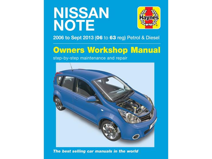 Haynes Nissan Note mini-MPV (Apr 06 - 13) Manual
