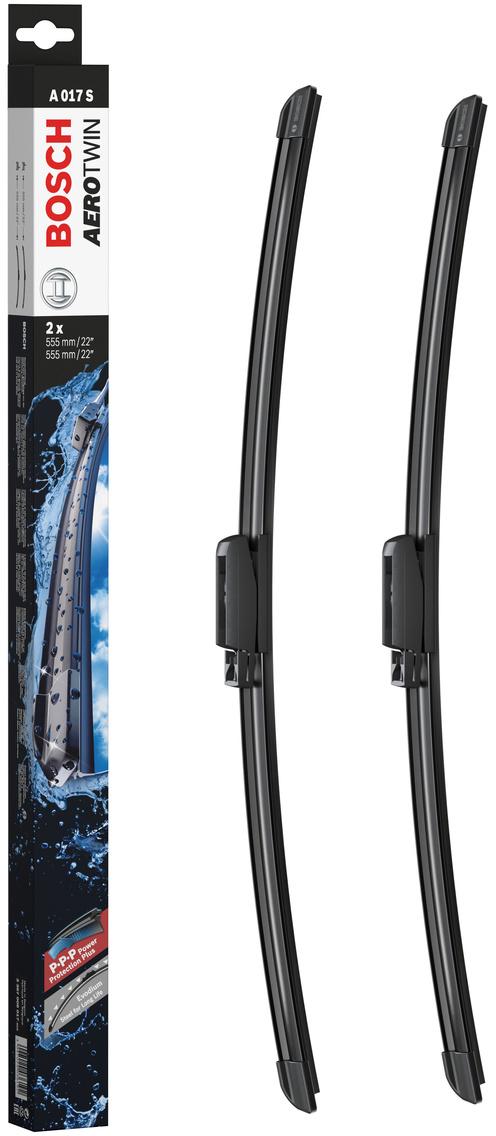 Bosch A017S Wiper Blades - Front Pair