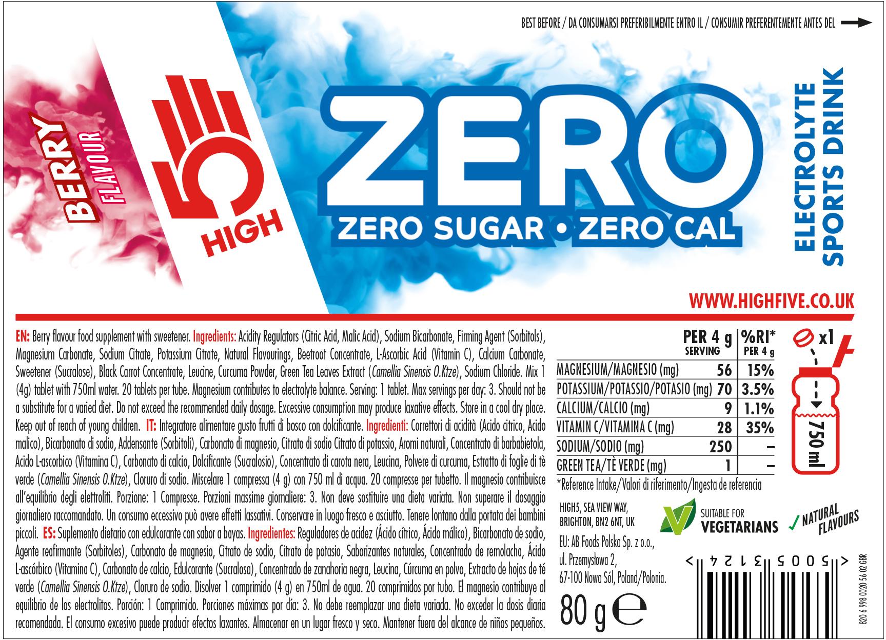 HIGH5 ZERO Tablets
