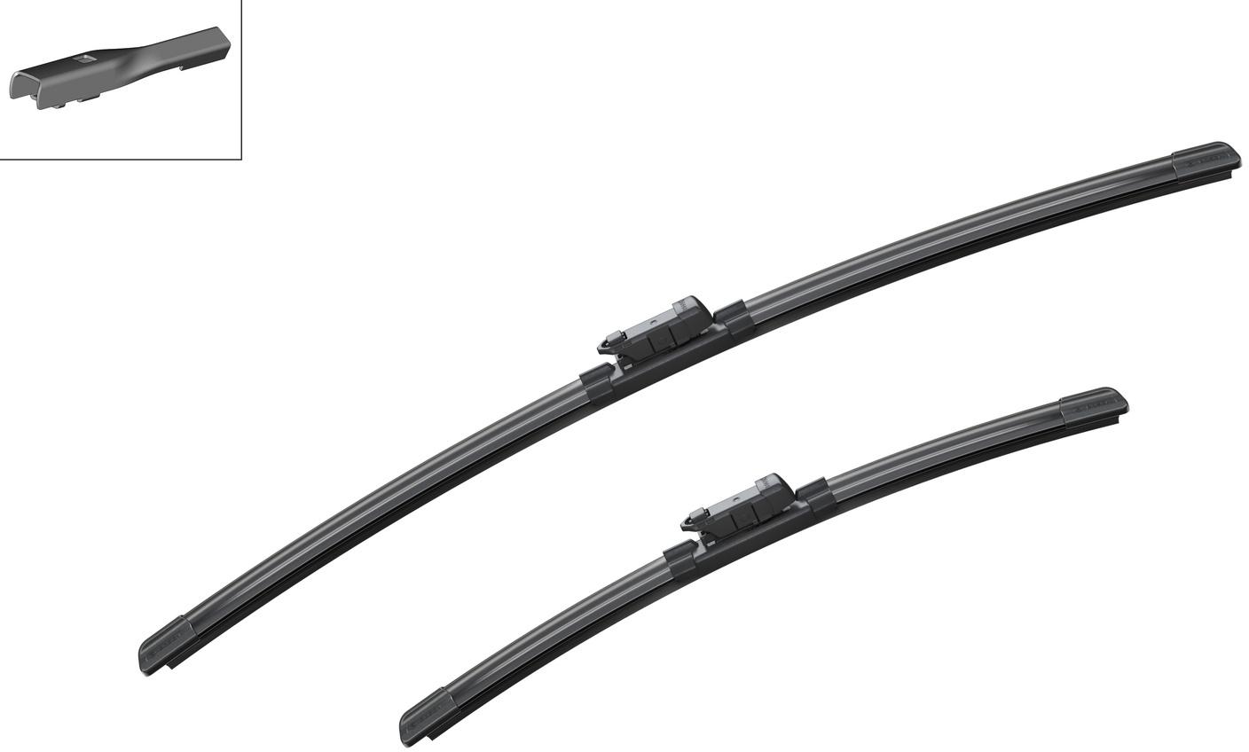 Bosch A556S Wiper Blades - Front Pair