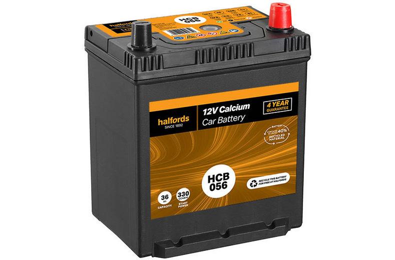 Halfords HCB056 12V Car Battery 4 Year Guarantee Halfords HCB056 12V Car Battery 4 Year Guarantee