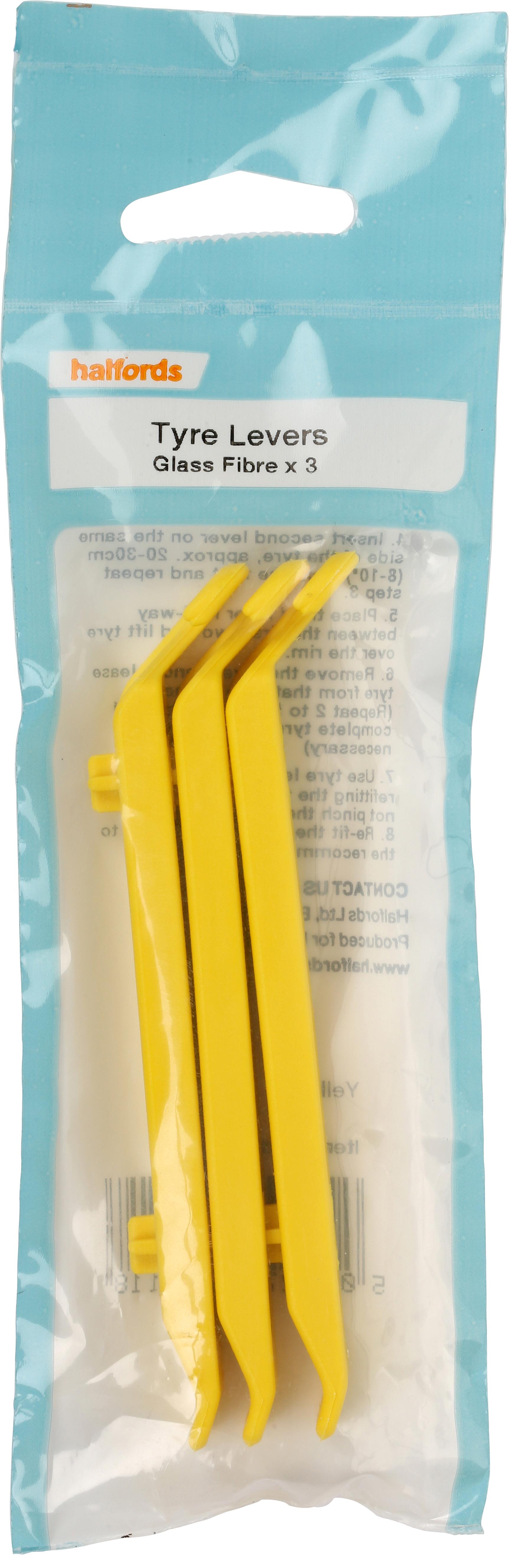 Hal Yellow Glass Fibre Tyre Levers X3