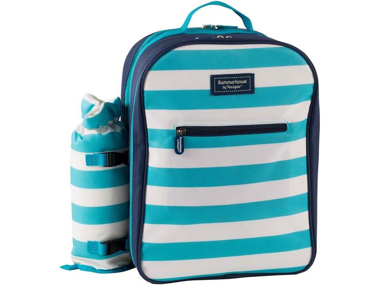 Summerhouse Coast 4 Person Picnic Backpack and Bottle Cooler