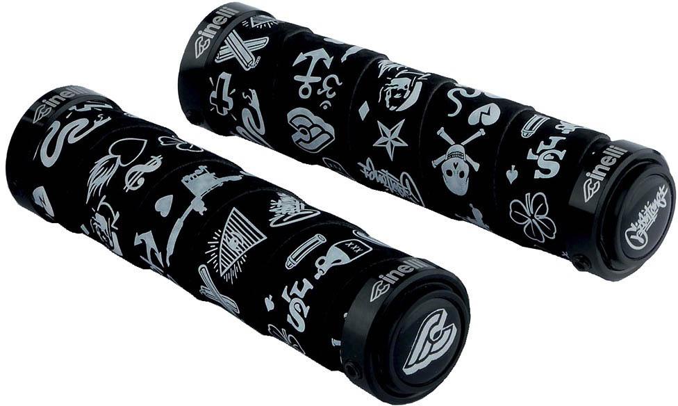 Halfords Cinelli Mike Giant Art Handlebar Grips, Black | Extra 8% off for BC Members