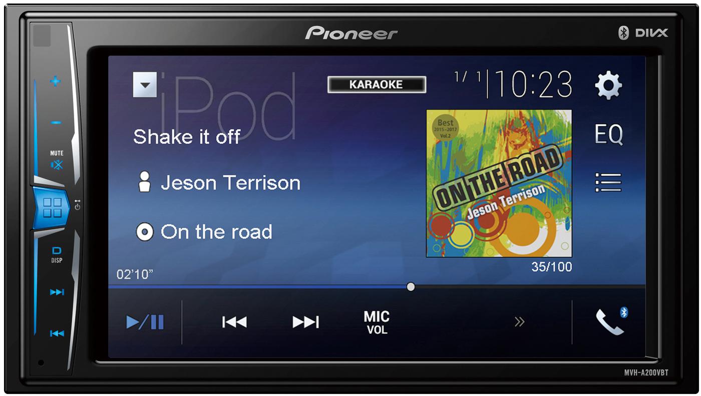 Pioneer MVHA200VBT Touch Screen Bluetooth Car Stereo Halfords UK