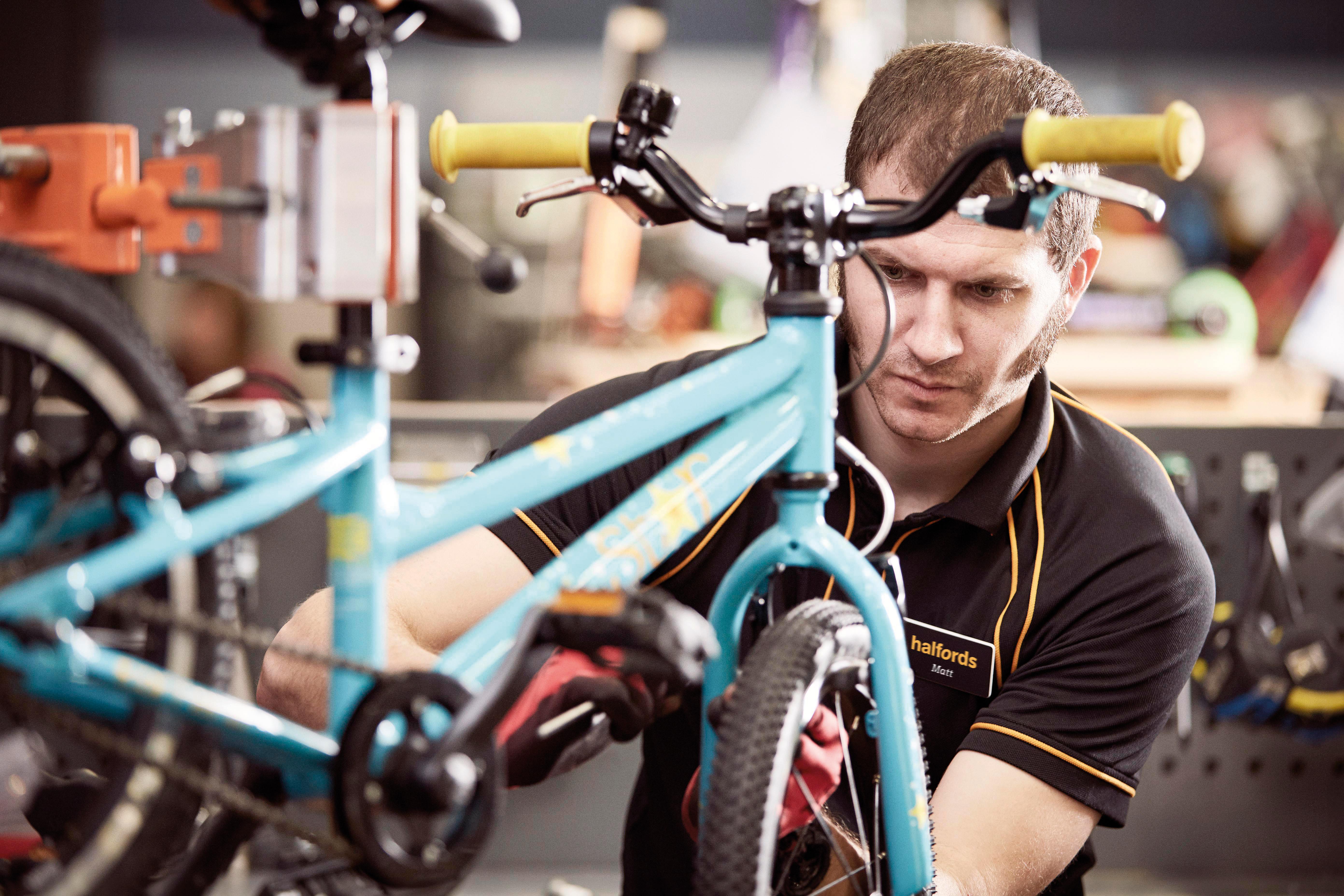 halfords returning a bike