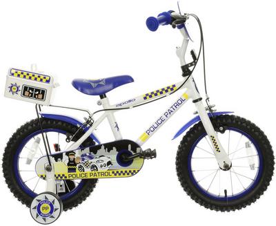 Apollo Blue Police Patrol Kids Bike
