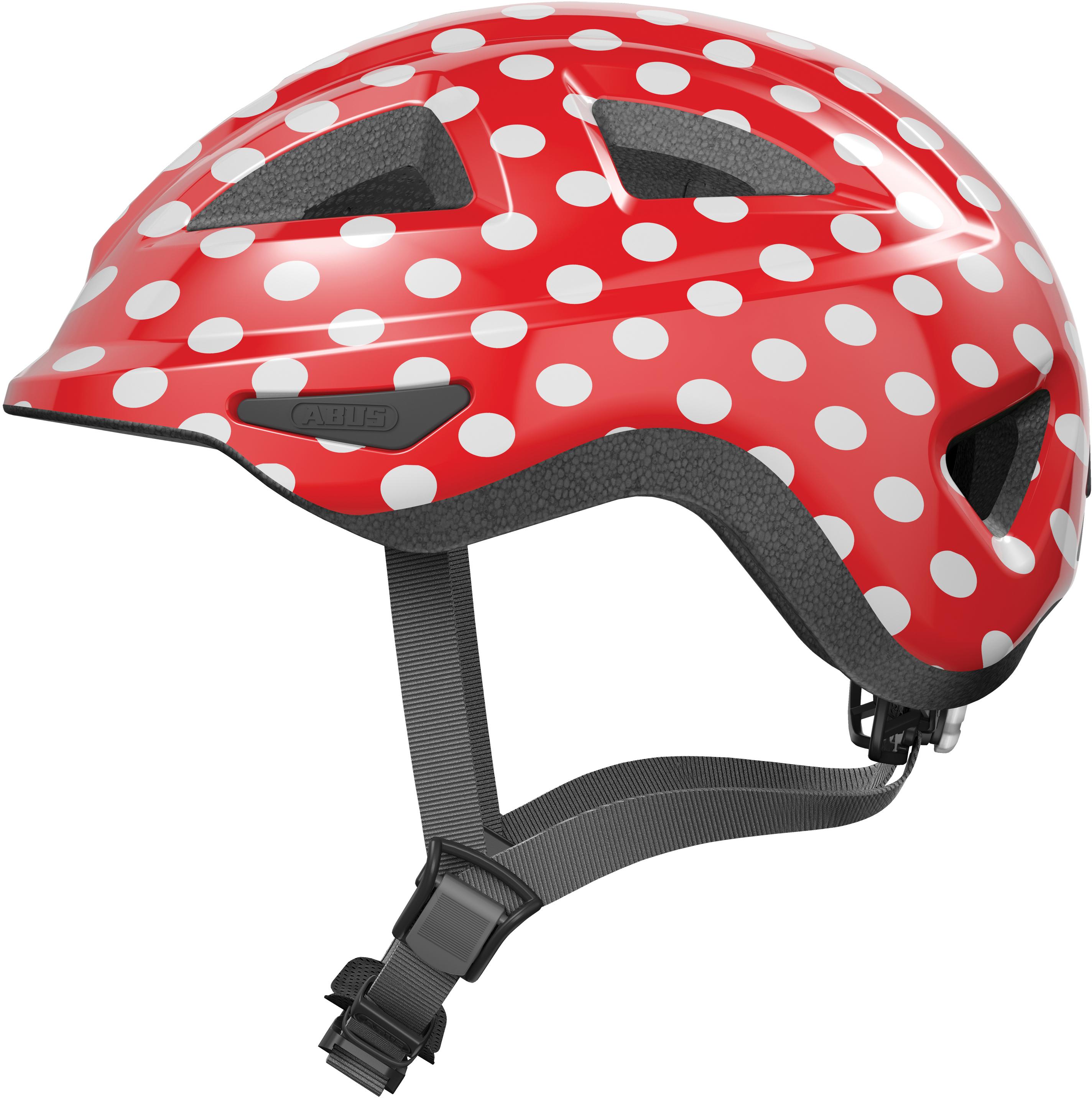 Abus Anuky 2.0 Helmet, Red Spots Small