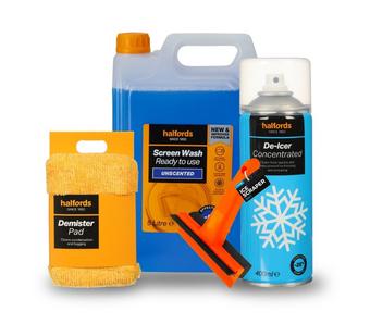 £10 Halfords -5 Winter Essentials Bundle