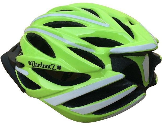 HardnutZ Bike Helmet Road Mountain Bicycle Cycling Hi Vis MTB Yellow 54-61cm New 