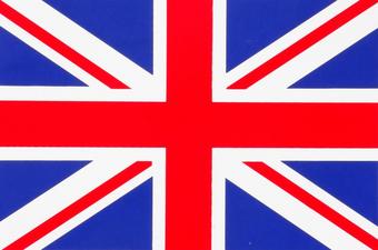 Union Jack Car Sticker - Medium