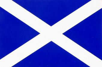 Scotland Flag Car Sticker - Medium