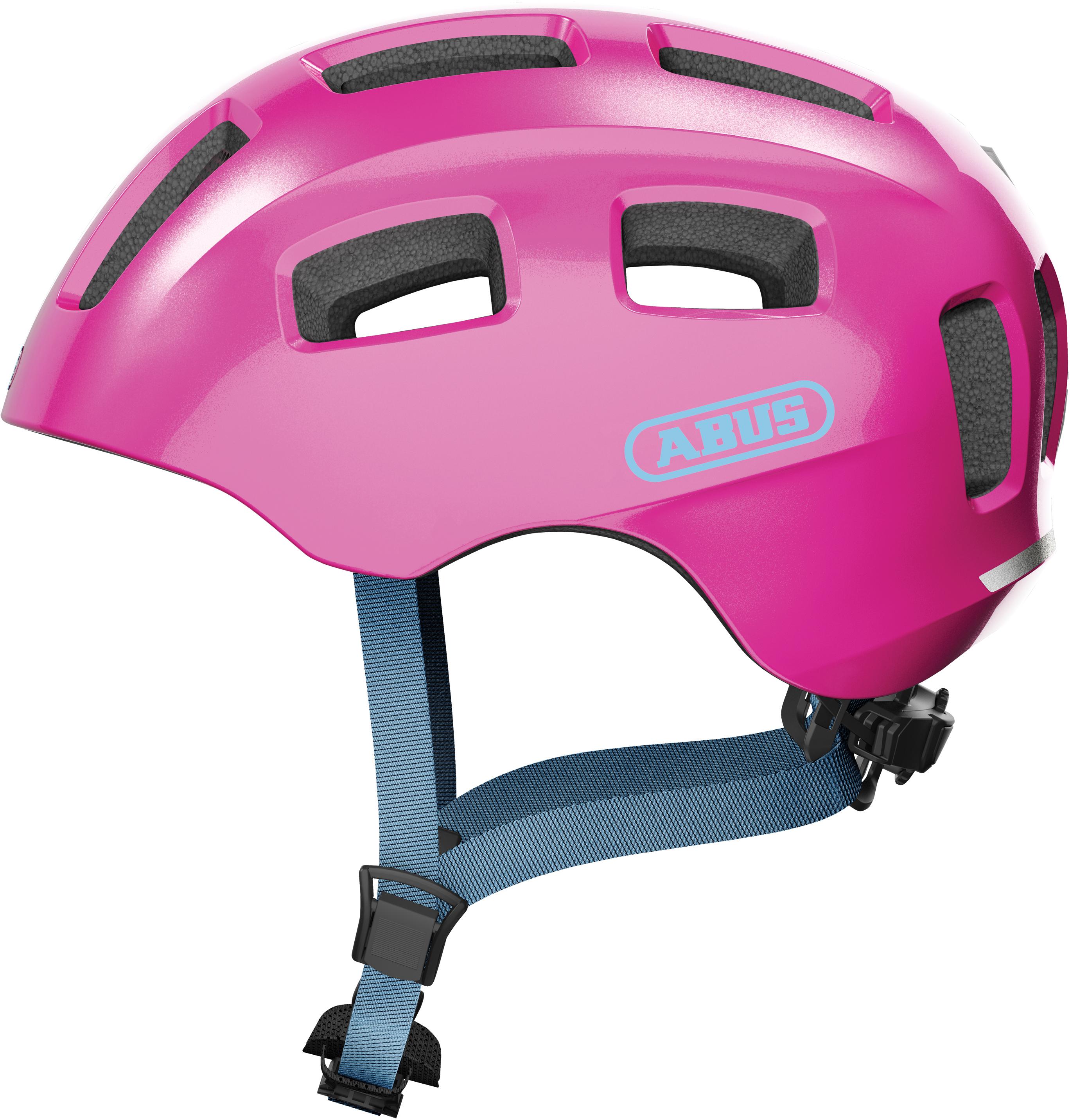 Halfords Abus Youn-I 2.0 Helmet, Sparkle Pink Medium | Pricematch, Extra 8% off for BC Members, Free Bike Health Check, Cycle2Work Scheme & 0% APR Finance.