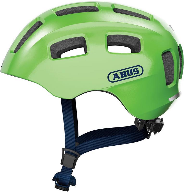 Halfords Abus Youn-I 2.0 Helmet, Sparkle Green Medium | Extra 8% off for BC Members