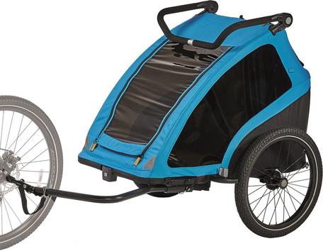 Double baby bike trailer online