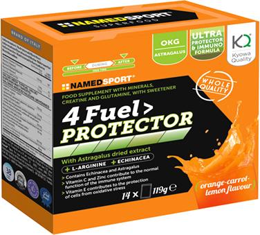 Namedsport 4 Fuel Protector Drink, Orange, Carrot, Lemon, 14 X119G