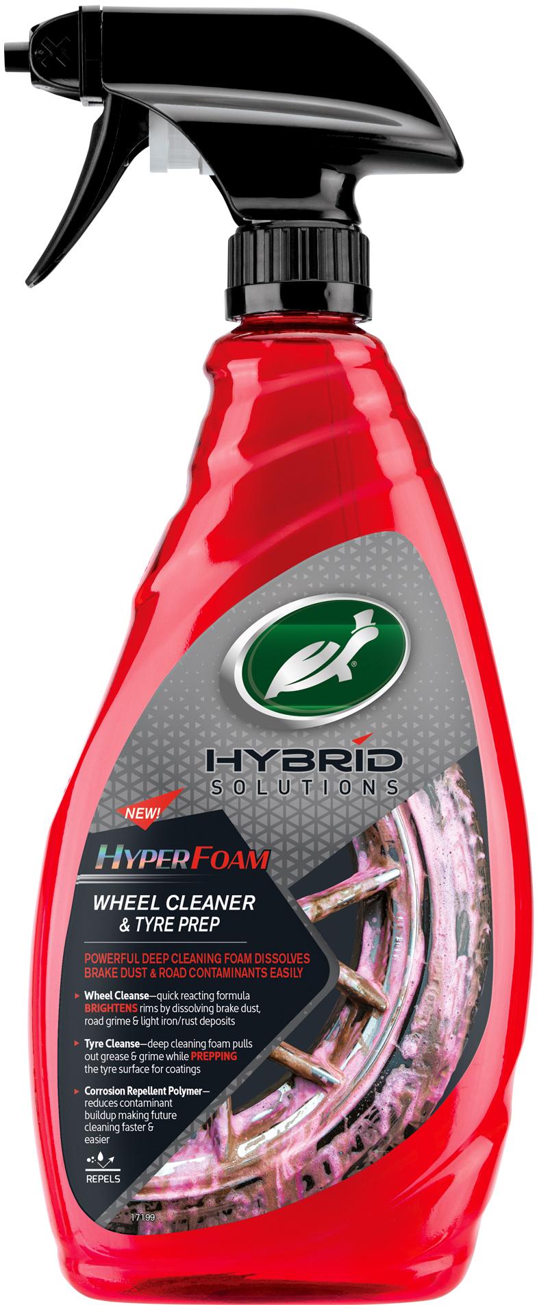 Turtle Wax Hybrid Solutions Hyper Foam Wheel Cleaner & Tyre Prep 680Ml