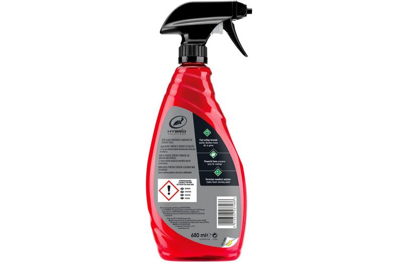 Turtle Wax Hybrid Solutions Hyper Foam Wheel Cleaner & Tyre Prep 680ml Turtle Wax Hybrid Solutions Hyper Foam Wheel Cleaner & Tyre Prep 680ml