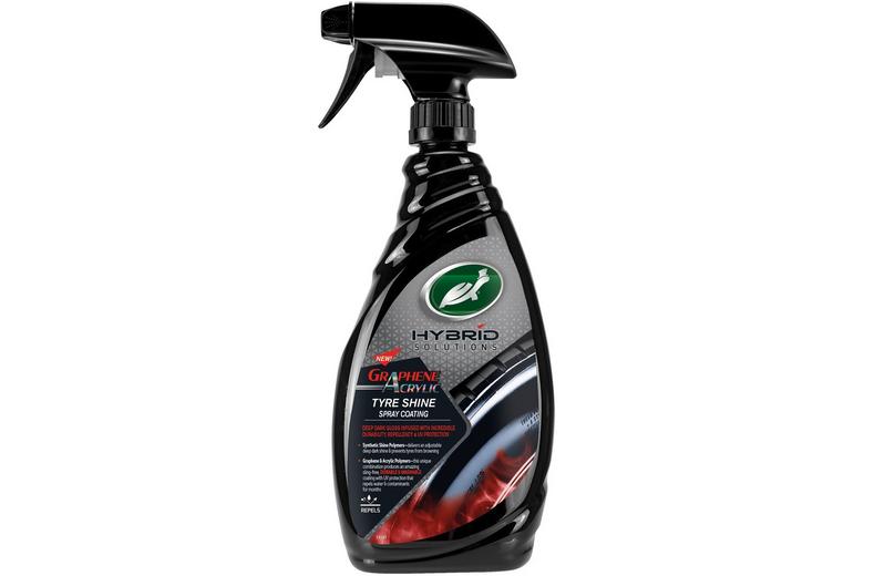 Turtle Wax Hybrid Solutions Graphene Acrylic Tyre Shine Spray Coating 680ml Turtle Wax Hybrid Solutions Graphene Acrylic Tyre Shine Spray Coating 680ml