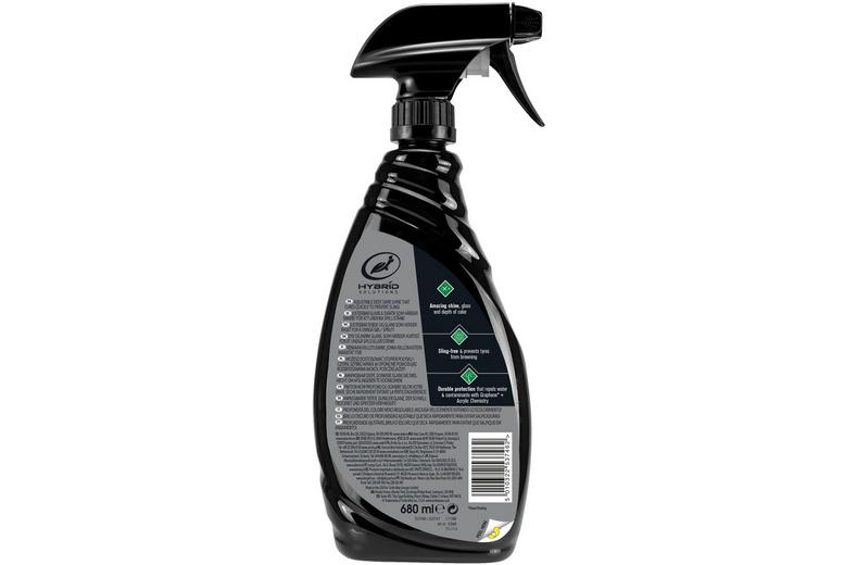 Turtle Wax Hybrid Solutions Graphene Acrylic Tyre Shine Spray Coating 680ml Turtle Wax Hybrid Solutions Graphene Acrylic Tyre Shine Spray Coating 680ml