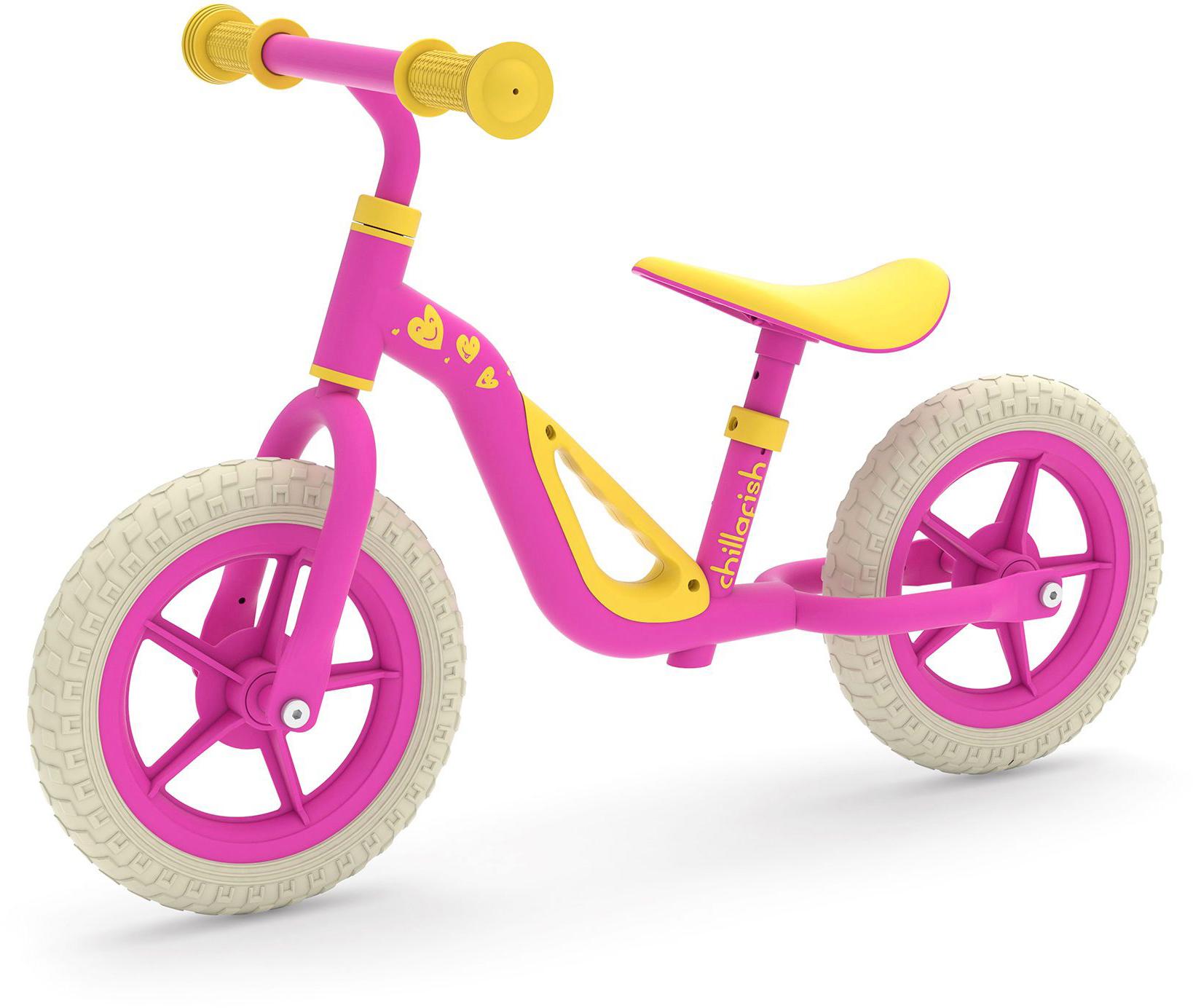 Chillafish Charlie Balance Bike Pink - 10 Inch Wheel