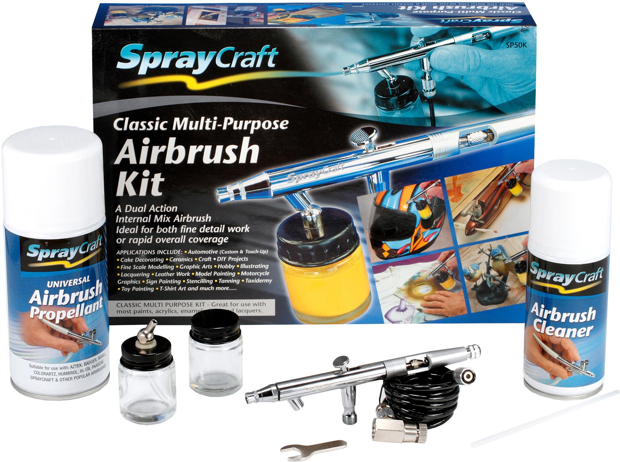 SprayCraft Classic Multi-Purpose Airbrush Kit