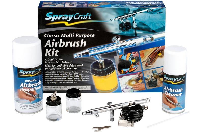 SprayCraft Classic Multi-Purpose Airbrush Kit SprayCraft Classic Multi-Purpose Airbrush Kit