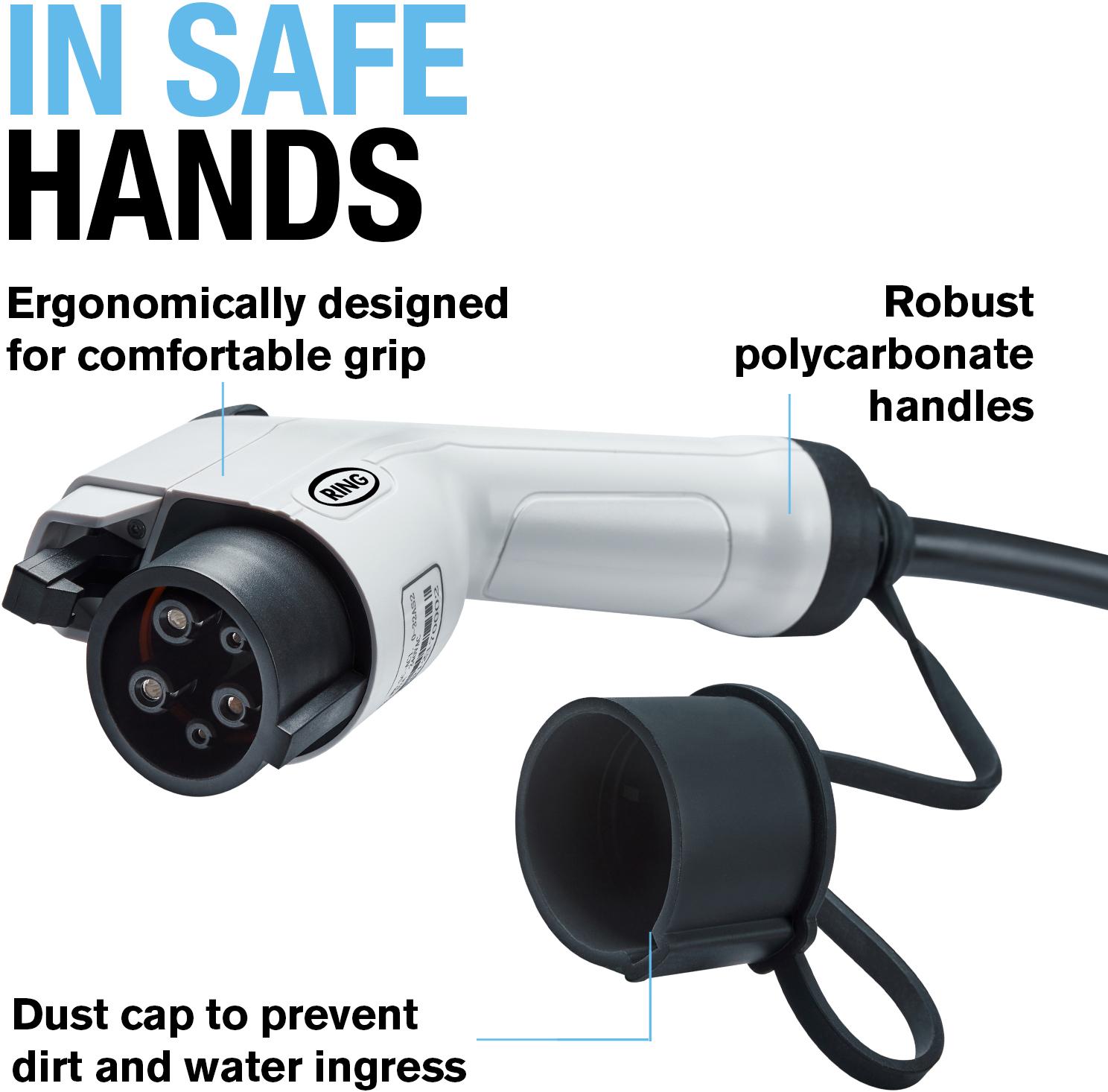 Ring EV Charge Cable Type2 Type1 32A 5m