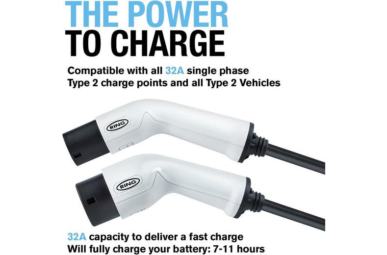 Ring EV Charge Cable Type2 Type2 32A 5m Ring EV Charge Cable Type2 Type2 32A 5m